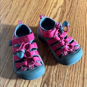 KEEN Kids' Hot Pink Outdoor Sandals